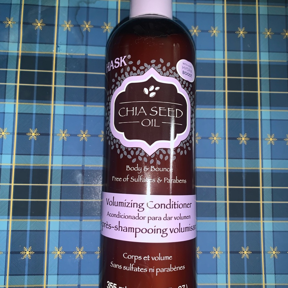 Hask Chia Seed Oil Volumizing Conditioner 12 fl oz Body & Bounce No Parabens NEW
